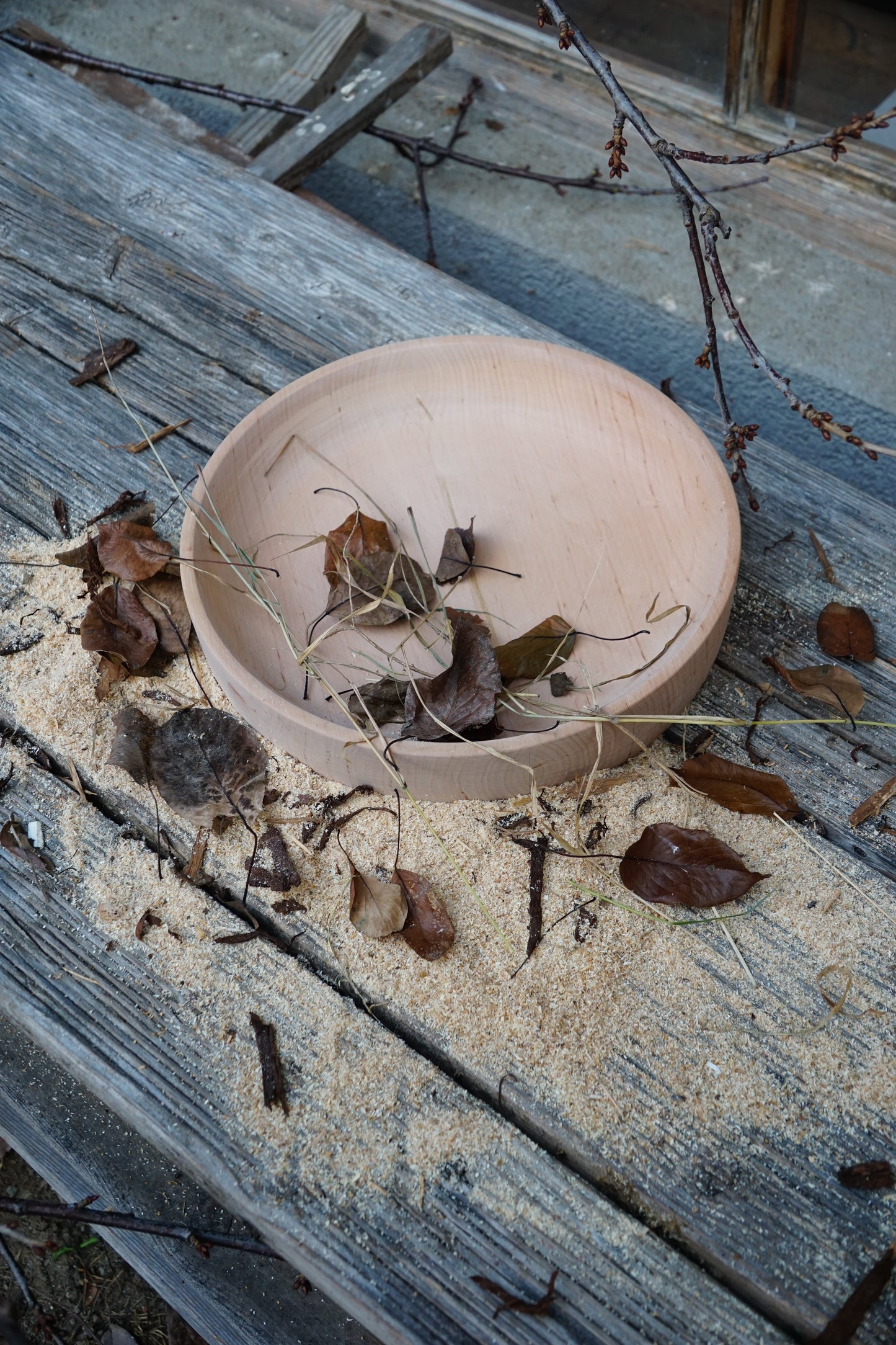 Apfelholz-Schale ⌀30cm